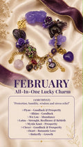 Birthday Month Charm Bracelet - February