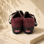 VANS x DISNEY OLD SKOOL MAROON VELVET SNOW WHITE SHOES