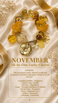 Birthday Month Charm Bracelet - November